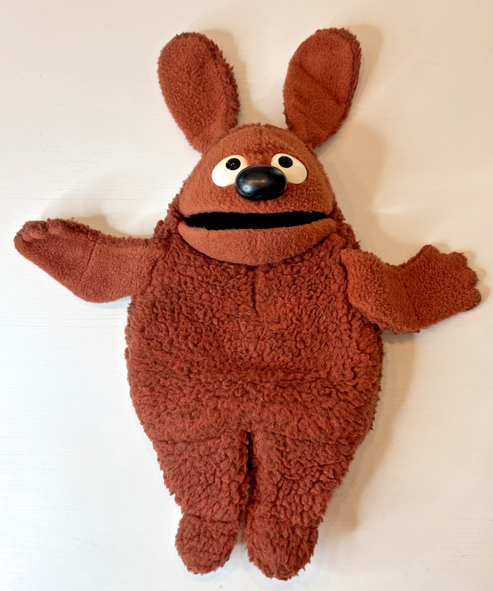 Vtg 1977 Fisher Price Rowlf The Dog Plush Hand Puppet 852 Muppets Jim Henson